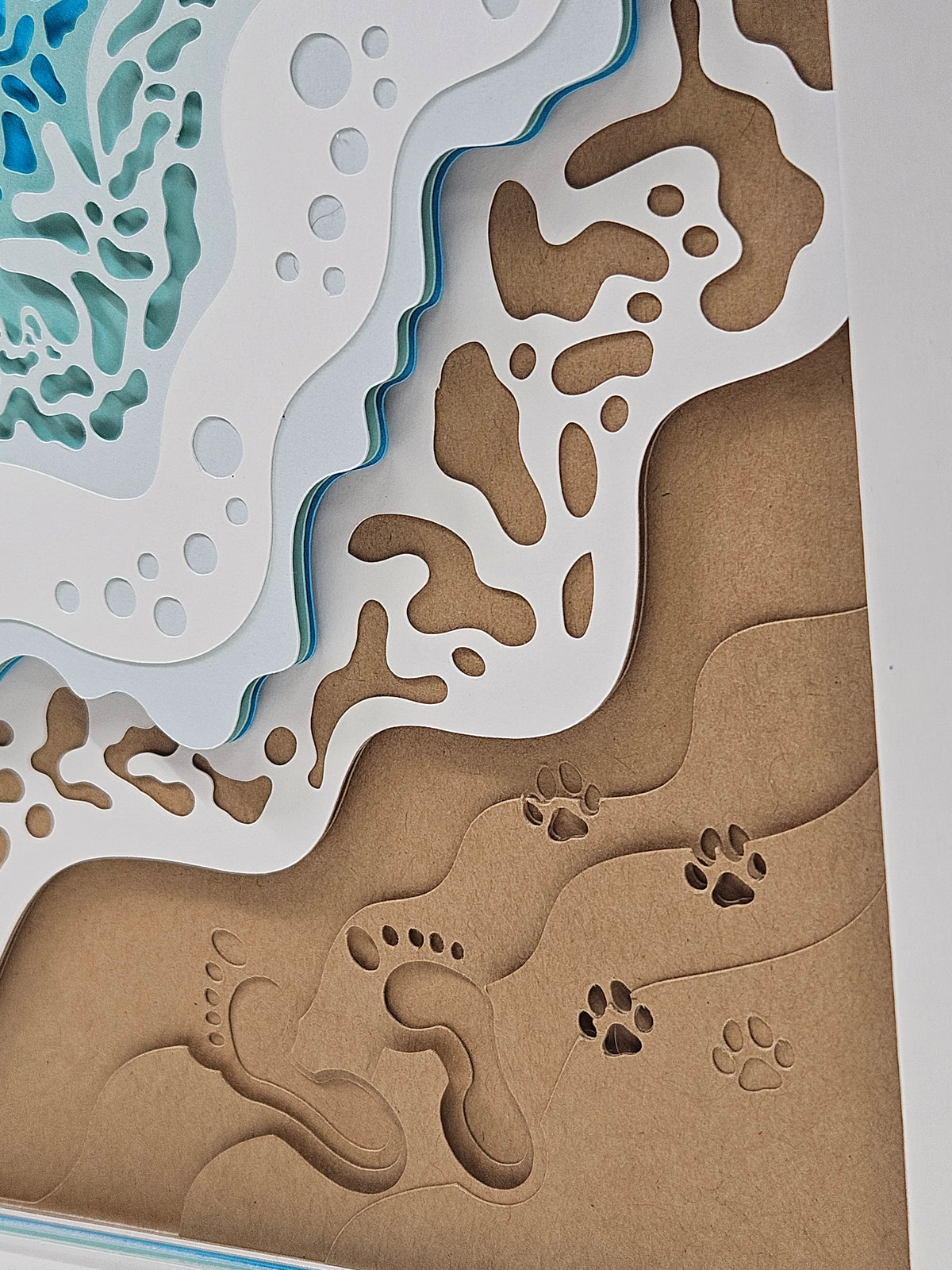 Beach Footprints In The Sand