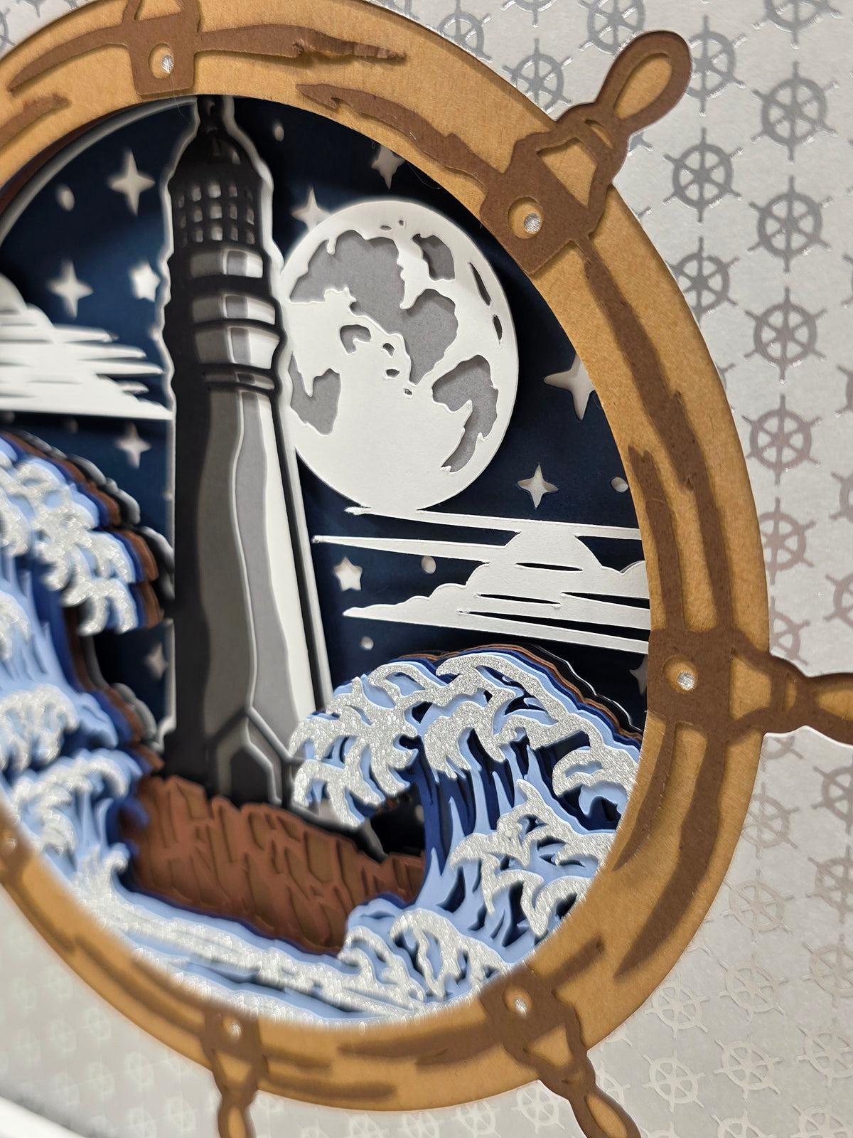 Lighthouse with Waves