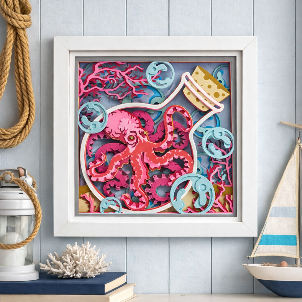 Whimsical octopus