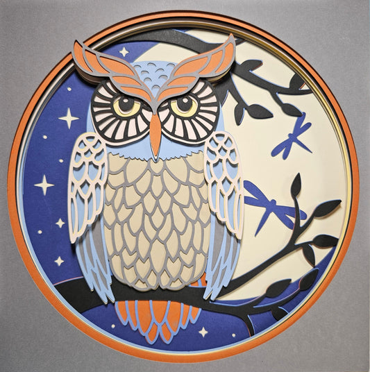 Owl in the night.