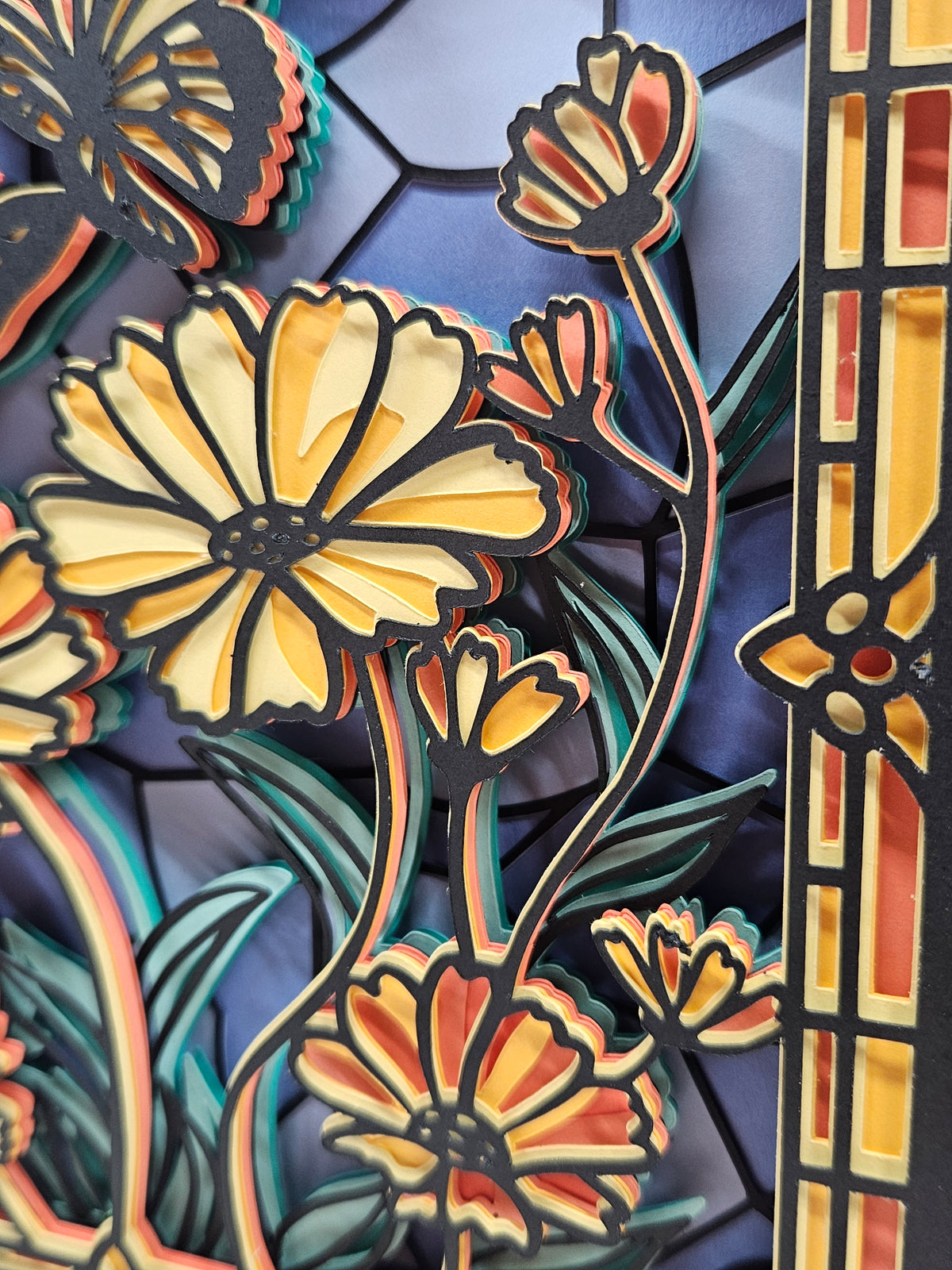 Butterfly's with Flowers