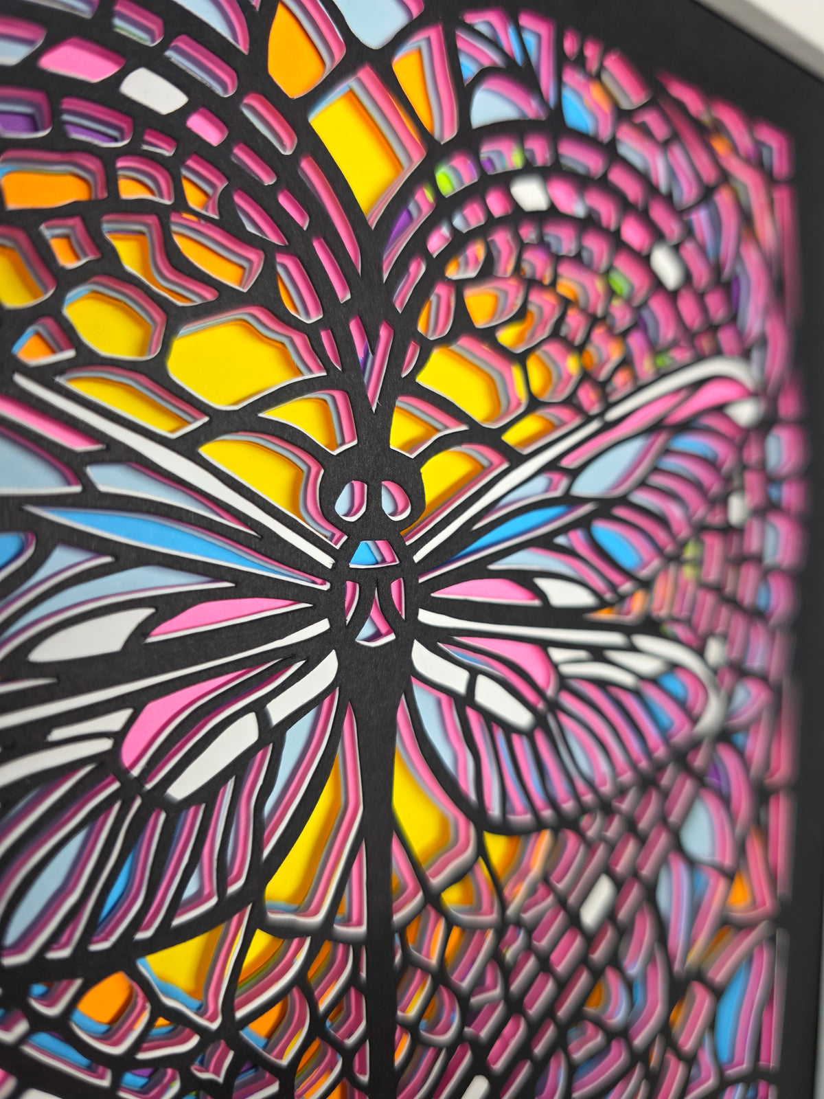 Stained Glass Dragonfly